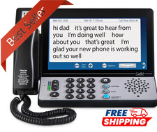 CapTel 2400iSPNBT Captioned Telephone, Hearing Impaired Phones, Volume Control w