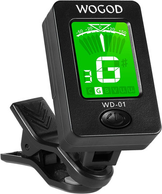 Guitar Tuner Clip on Ukulele Violin Tuner - Chromatic Tuner for Bass Electric Ac