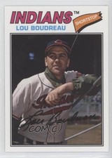 2018 Topps Archives 1977 Design Lou Boudreau #182 HOF 4k8