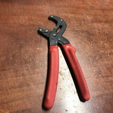 Vintage Crescent Tools 8'' Tongue Groove Pliers Wear Safety Goggles Made In USA