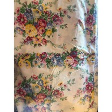 Waverly Sarabande Roses Collection Floral Cotton Fabric Multi Color