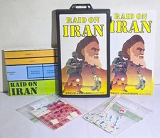 RAID ON IRAN Steve Jackson Games RPG with Case Partial Punch Clean  COMPLETE