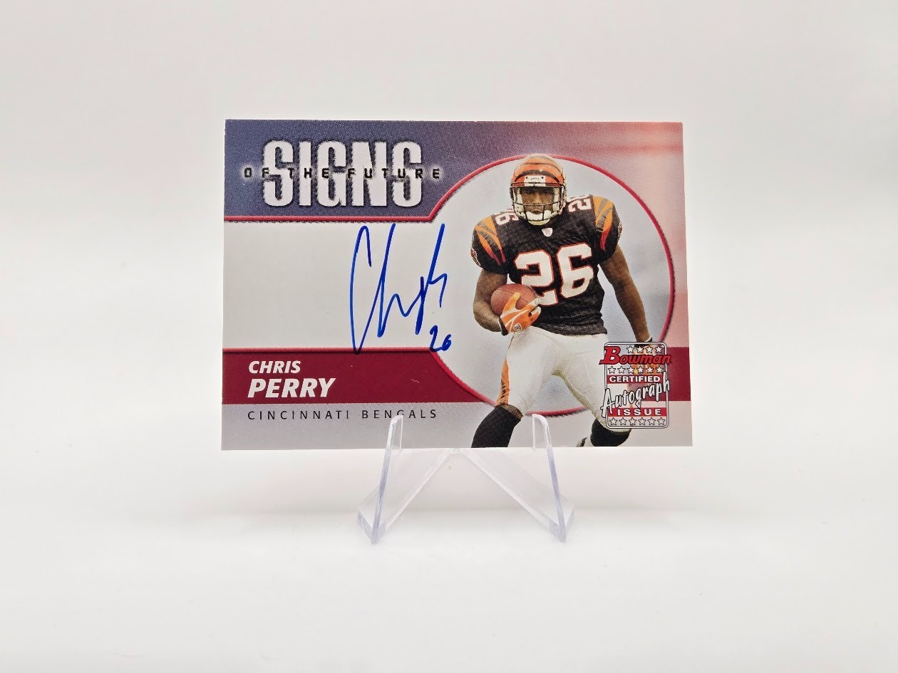 Chris Perry Bowman Signs of the Future #SFCPE Signs of the Future