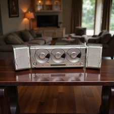 Emerson MS3105 Triple CD Player Linear 3 CD, AM/FM Wall Mount - Tested  Works