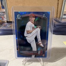 2025 Bowman Draft Chrome Sapphire Johnny Slawinski BDC-153 Los Angeles Angels