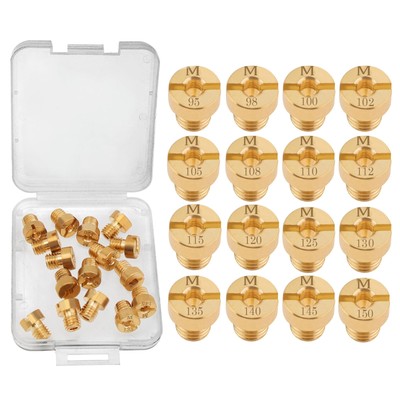 Vergaser-Hauptdüsen-Set 5 mm passend für Mikuni Vm22 Vm24 Vm26 / 125 cc 150 c...