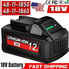 1-6X For Milwaukee For M18 18V 12Ah Extended Lithium Capacity Battery 48-11-1860