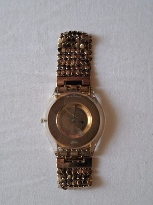 Swatch Skin gold, swiss made, ''funktioniert top, ''Hollywood Dream''SFK127