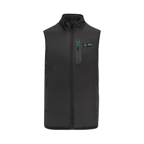 Mercedes AMG Petronas F1 Gilet Mens - Black - Picture 8 of 9