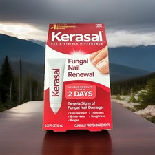 Kerasal Nail Renewal,Restores Discolored  Damaged Nails, 10 mL, NEW IN BOX