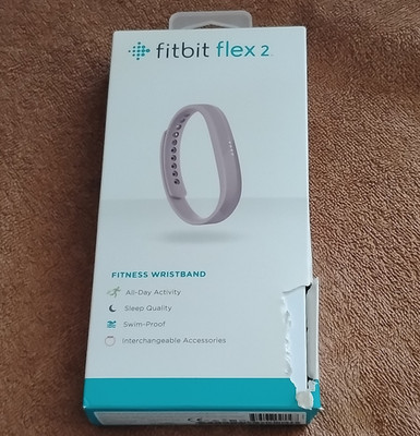Fitbit Flex 2 Wristband Activity Tracker Swim-Proof Wireless Up to 5-Day