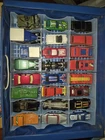 Vintage Matchbox Diecast Car Case with 48 Cars. Various Makes.