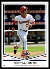 2017 Neftali Soto Choice Minor League Rookie Harrisburg Senators