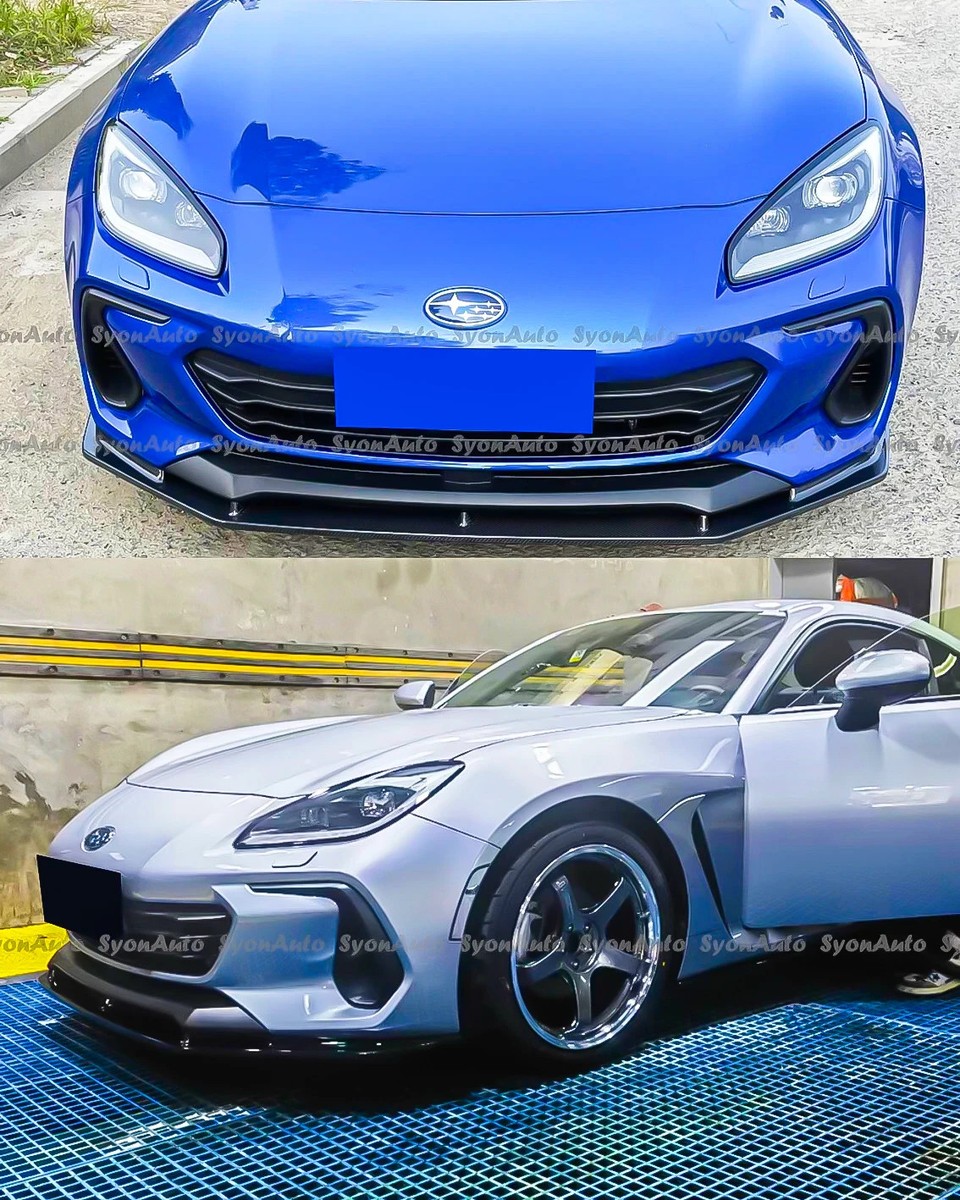 FITS 2022-25 SUBARU BRZ ZD8 V STYLE ONE PIECE FRONT BUMPER LIP