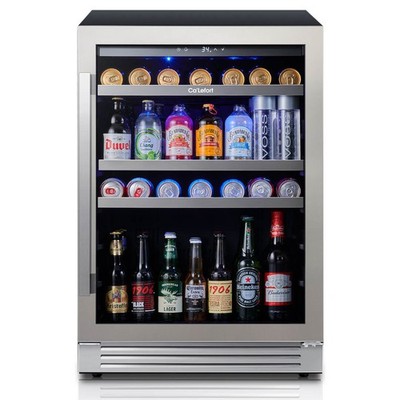 Ca'Lefor 24'' Beverage Beer Refrigerator Cooler Fridge Hold 180 Cans Capacity