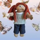 VTG Cabbage Patch Kids Doll Red Hair Blue Eyes Appalachian Art Coleco 1978 1982