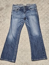 Ariat REAL Denim Jeans Womens 34R Blue Denim