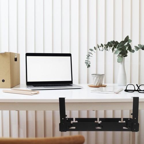 Computer-Aufbewahrungsregal Unter Dem Schreibtisch Büro Baby Kabelorganisator - 第 8/12 張圖片