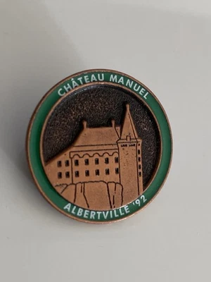 PIN'S JO ALBERTVILLE CHATEAU MANUEL 1992 ***** L'EPINGLERIE - Photo 1/2