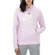 NEW Nike NSW Essential Hoodie Women s Pink Size Medium Pullover BV4126-695