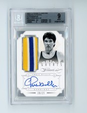 2012-13 Panini Flawless Chris Mullin #24 Greats Patch Auto /25 BGS 9/10 MINT