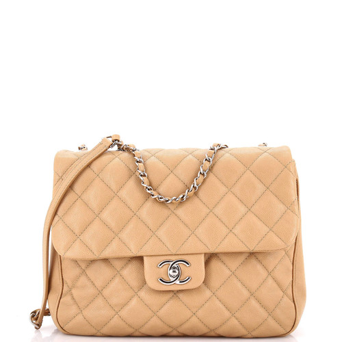 Chanel Urban Companion Flap Bag Quilted Caviar Large