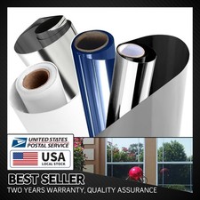 Waterproof One Way Mirror Window Film Privacy Heat UV Reflective Control Tint