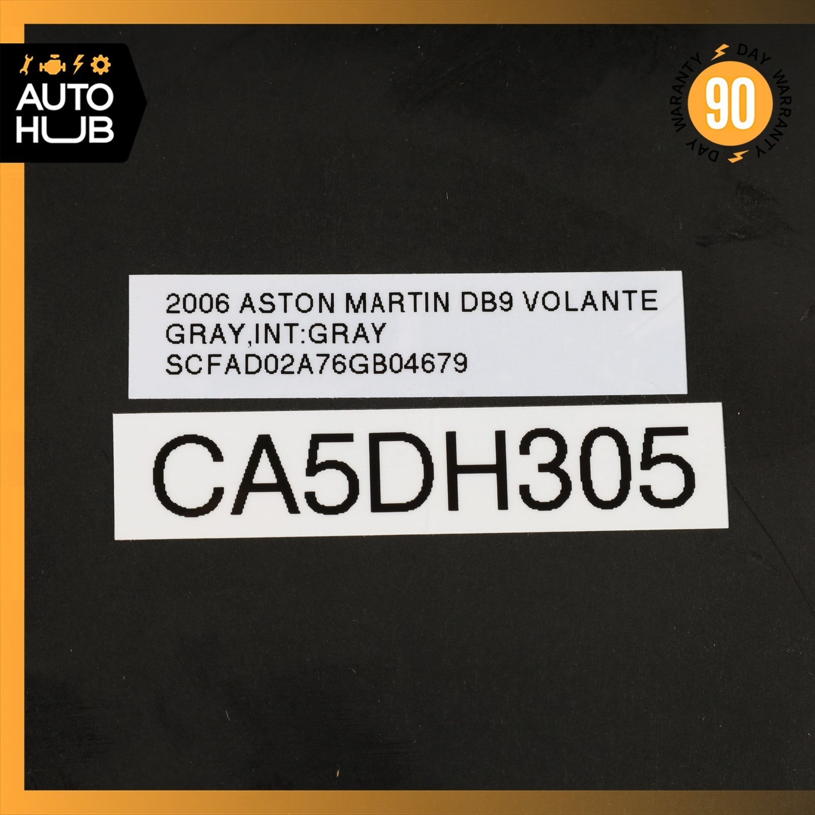 Aston Martin DB9 Volante Rollover Sensor 4G43518C45AC OEM 34k