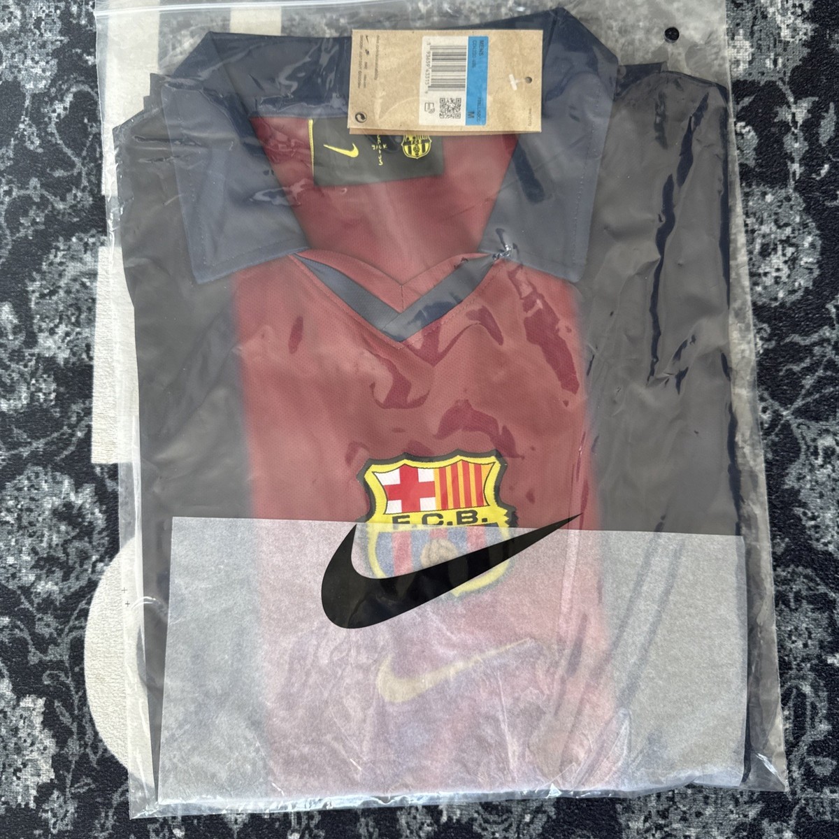 BNWT Travis Scott cactus jack Fc Barcelona Nike Soccer Jersey Size