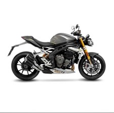 15247B TERMINALI LEOVINCE TRIUMPH SPEED TRIPLE 1200 RR/RS 2021- LV-10 INOX DARK