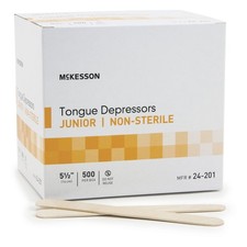 500 McKesson Non-Sterile Wooden Tongue Depressors 6 Junior Craft Tattoo Sticks