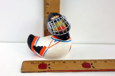 Rubba Ducks Duckey Puck Hockey Rubber Duck 5  Bath Toy Figure