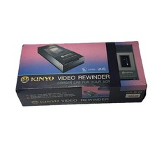 Vintage Kinyo Super Slim UV-413 80K5 VHS Video Cassette Rewinder W/ Box  Manual