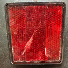 Vintage Stimsonite 83 Bike Rear Red Reflector
