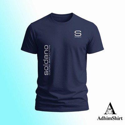 Soldano Amplification Funny Logo Graphic Tee Mens Cotton T-Shirt