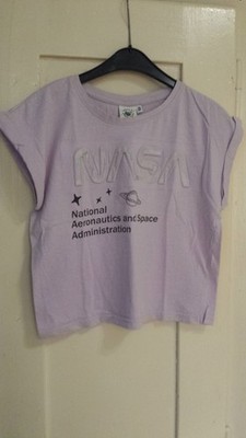 Mädchen T-Shirt ''Space Explorer'',rosa mit Motiv vorne, kurzarm, Gr.134/140