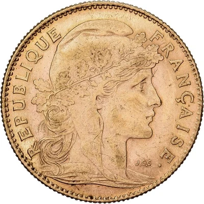 France, 10 Francs, Marianne, 1910, Paris, Or, TTB, Gadoury:1017, KM:846 - Photo 1/2