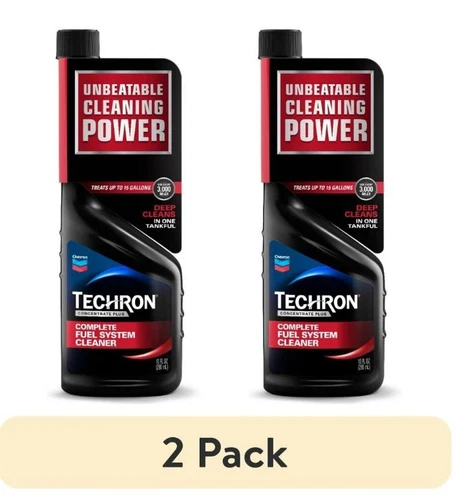 Chevron Techron Fuel System Cleaner Concentrate Plus Automobiles 10oz 2 PACK