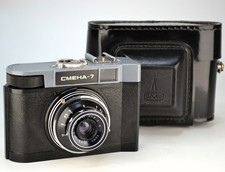 FULLY SERVICED LOMOGRAPHY USSR SMENA-7 compact CAMERA  TRIPLET-43 LENS 3 