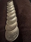 Half Roll Morgan Silver Dollars - AU/BU