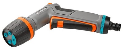 GARDENA Comfort Cleaning Nozzle eco Pulse: One Size, Schwarz, Orange, Türkis 