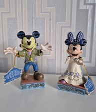Disney Traditions Re-animated Mickey Mouse + Scream Queen Minnie Mouse No Boxes