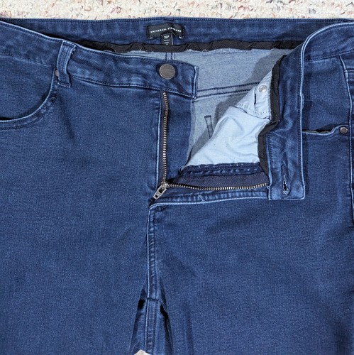 Universal Standard Blue Jeans High Waist Skinny Damen 16P Petite Stretch Dark - Bild 4 von 8