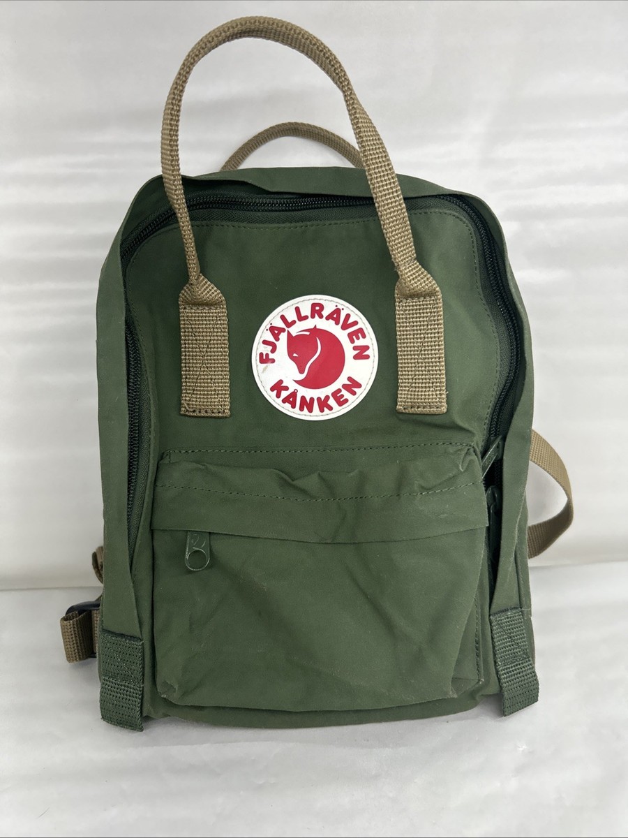 kanken mini backpack forest green Fjallraven The Kanken Mini Kanken Forest Green Backpack Fjallraven