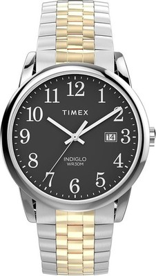 Timex TW2W46400, Easy Reader, Men's, 2-Tone Expansion, Indiglo, Date, 38MM