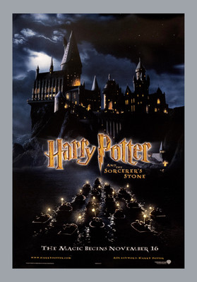 HARRY POTTER & THE SORCERER'S STONE 27x40 CASTLE TEASER - 27''x40'' D/S (M/NM)
