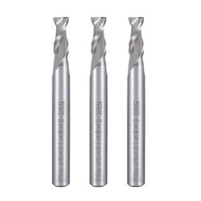 3pz codolo 6 mm 5 x 13mm estremità diritta fresa CNC Router punta 2 scanalatura