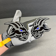 2xgoat Head Emblem Badges Blue Eye Alpha Multicolor Badge Angry Aggressive