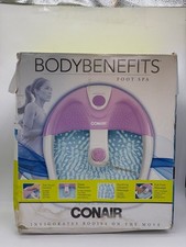 Conair Body Benefits Foot Spa Massager Toe Touch Control Heat  Vibration