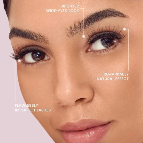 Kiss The New Natural, False Eyelashes, 'High Bun', 12mm, Includes 4 pairs of ... image 6